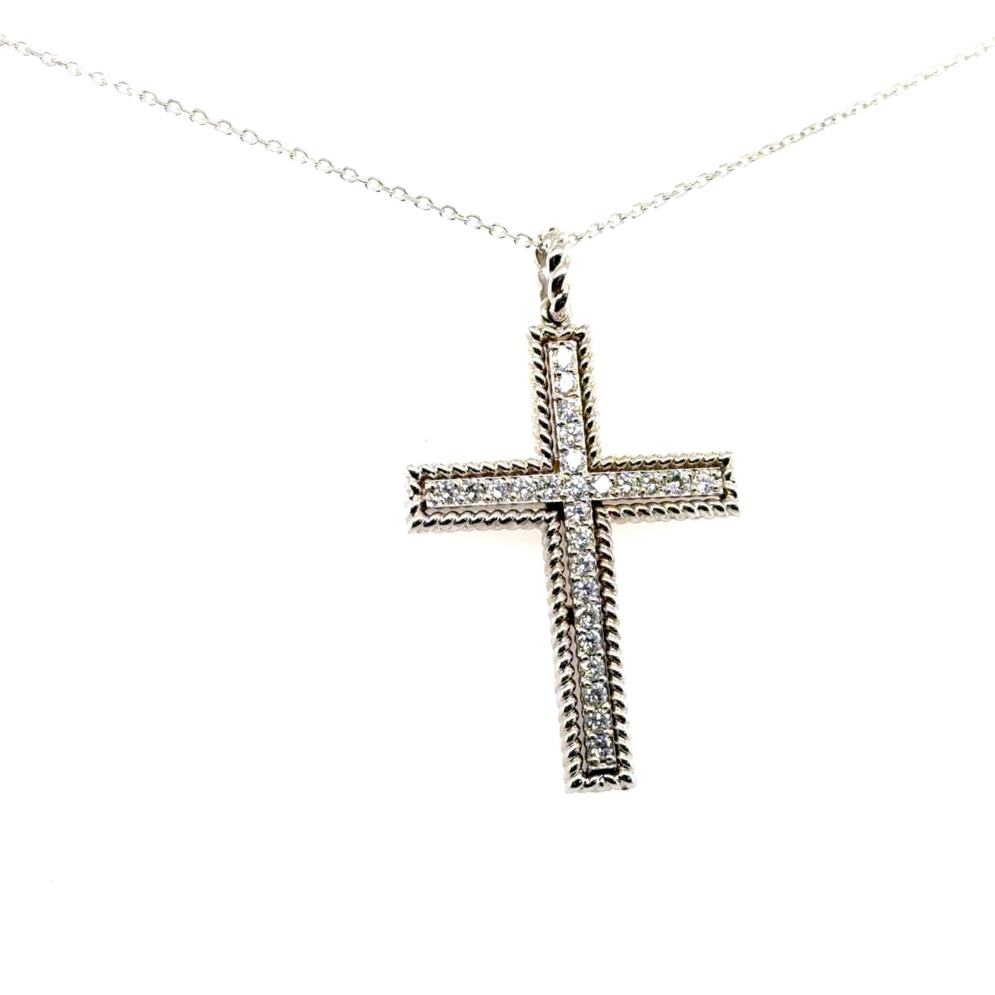 Steady Path Cross Pendant