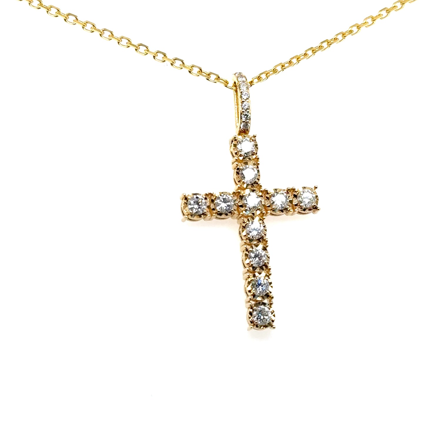Bold Shine Cross Pendant