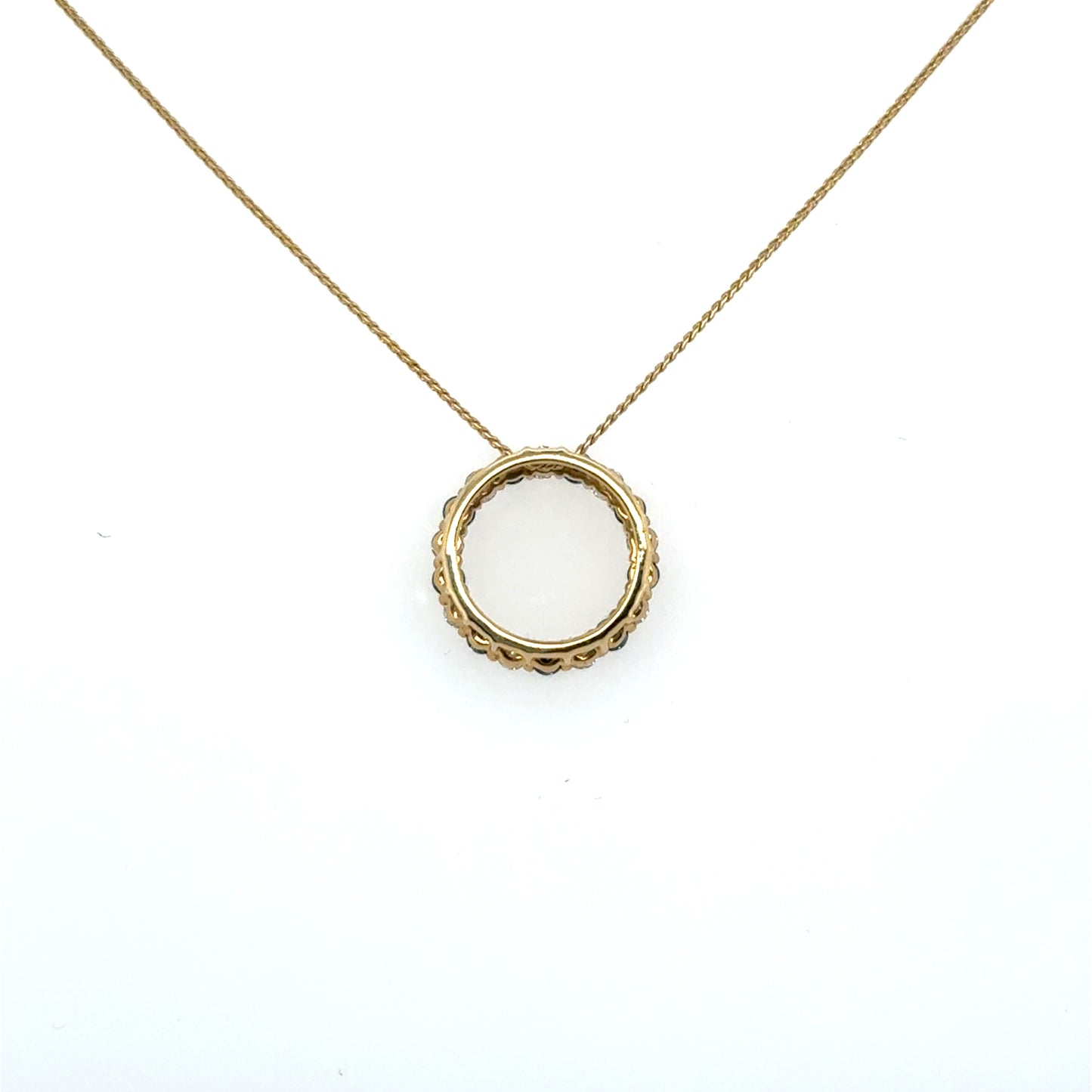 Diamond Circle Pendant