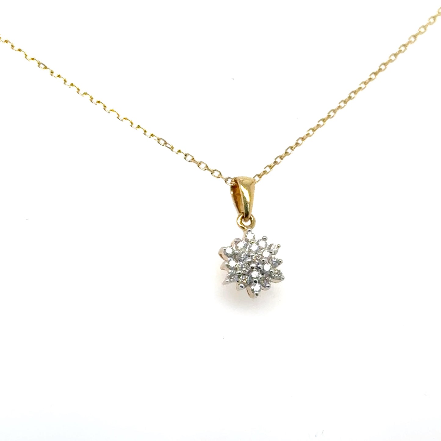 Golden Starburst Pendant
