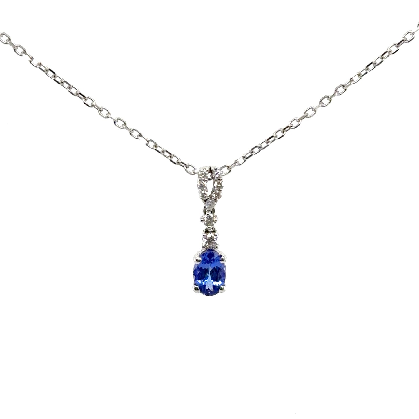 Tanzanite Drop Pendant