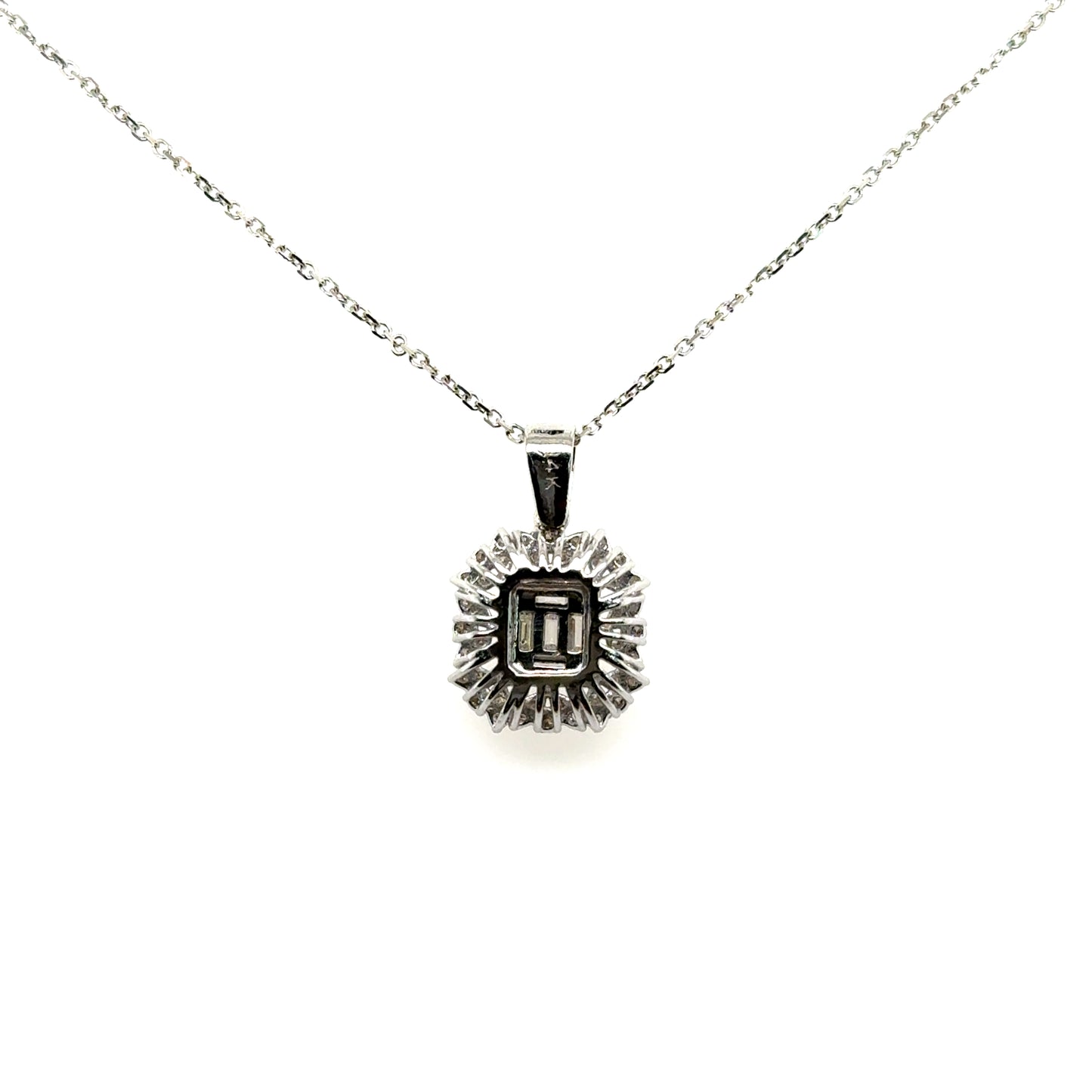 Square Diamond Pendant