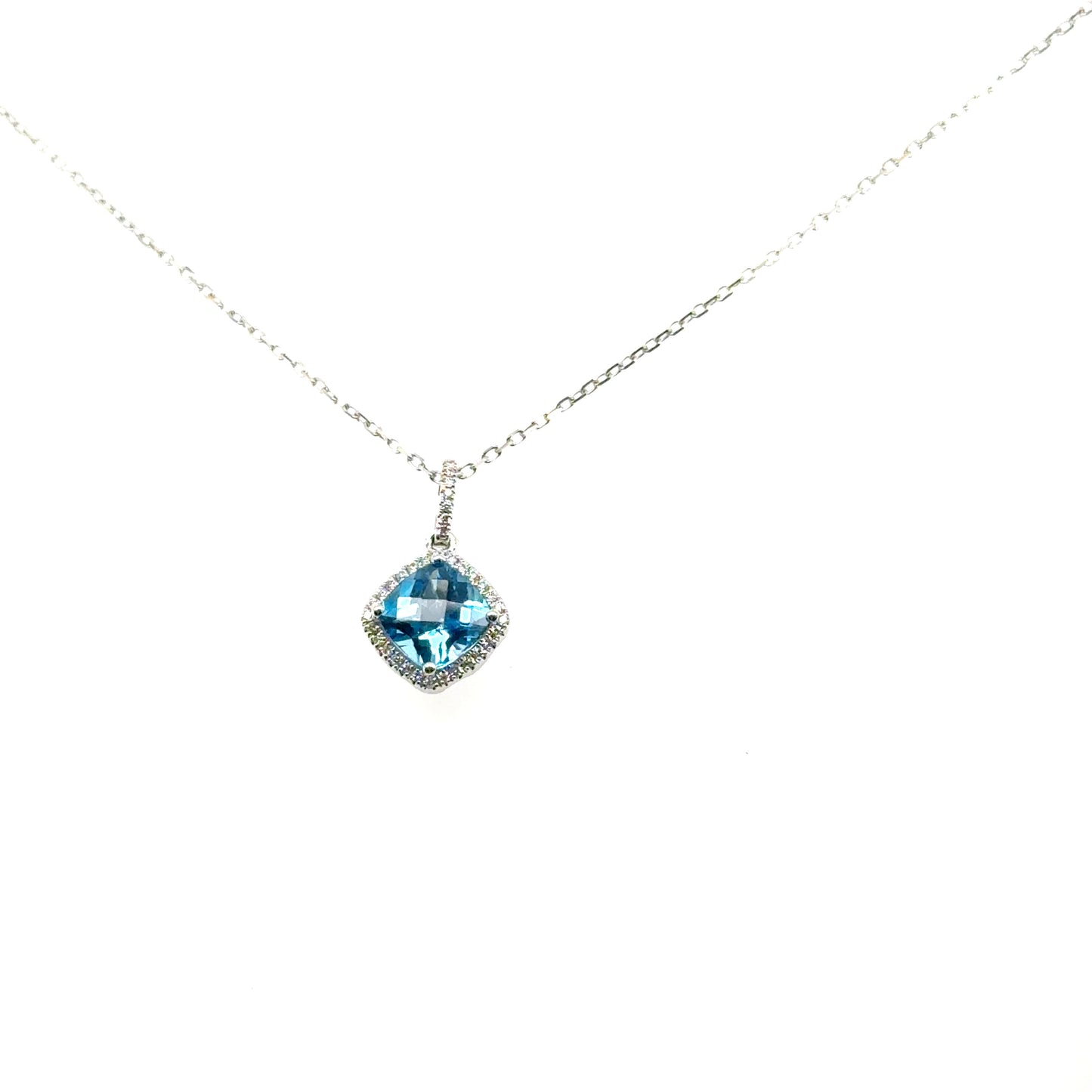 Blue Topaz Pendant