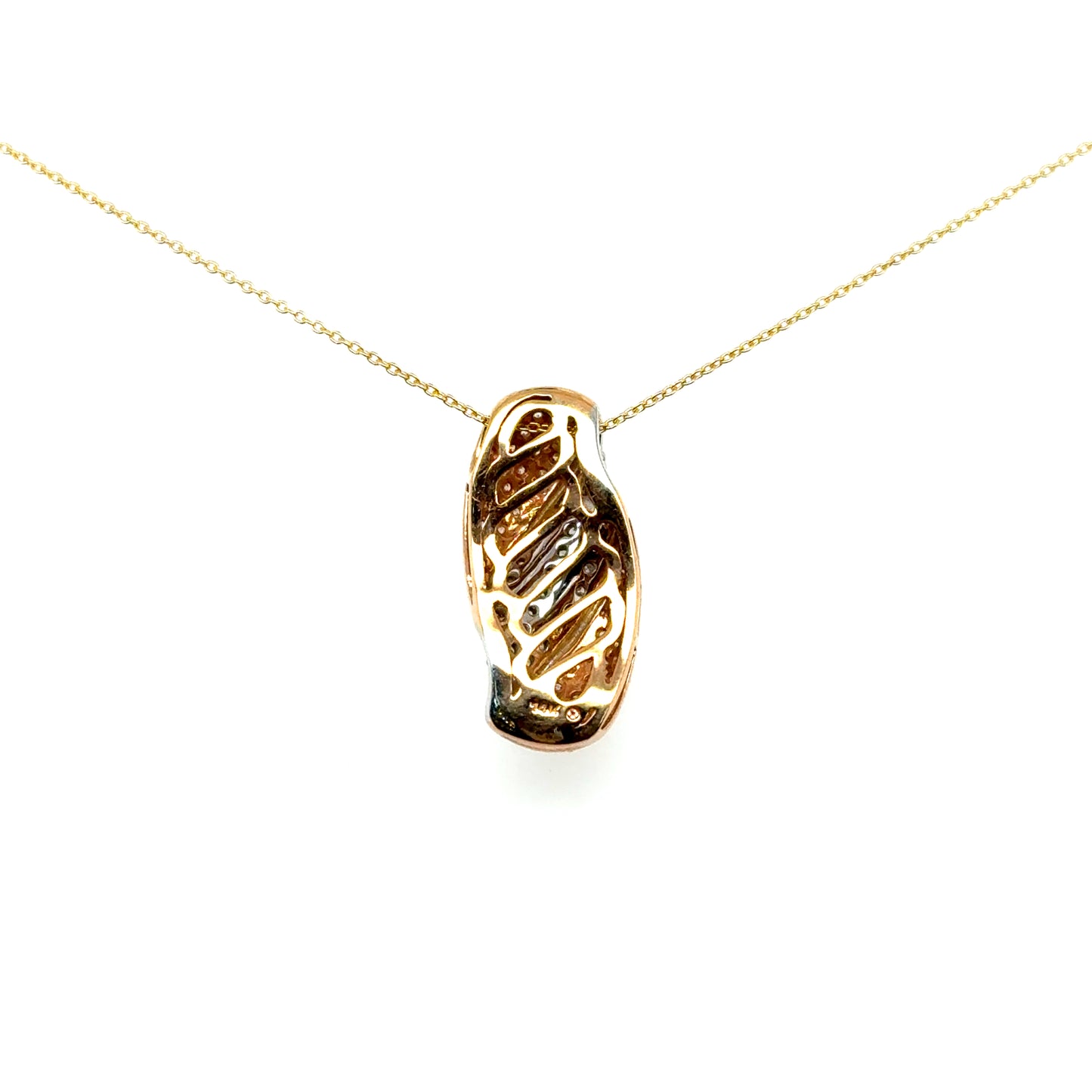 Tricolor Swirl Pendant