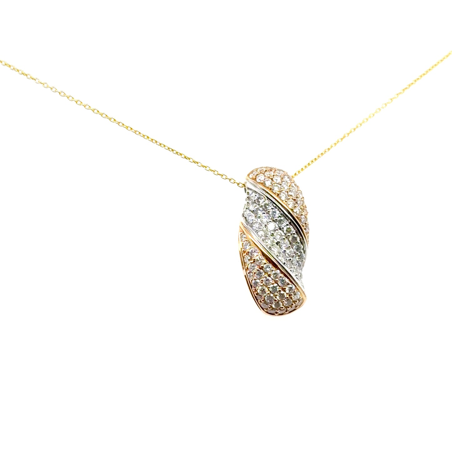 Tricolor Swirl Pendant