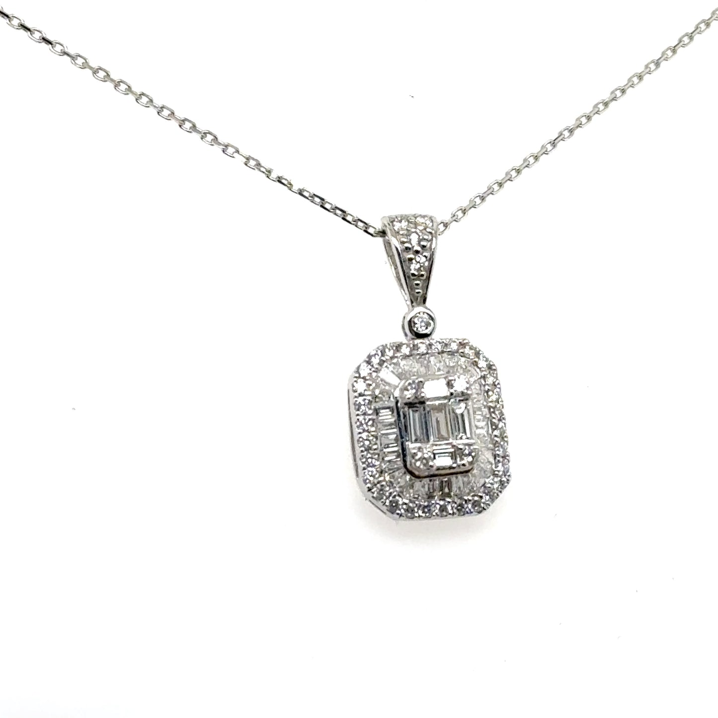 Baguette Sparkle Pendant