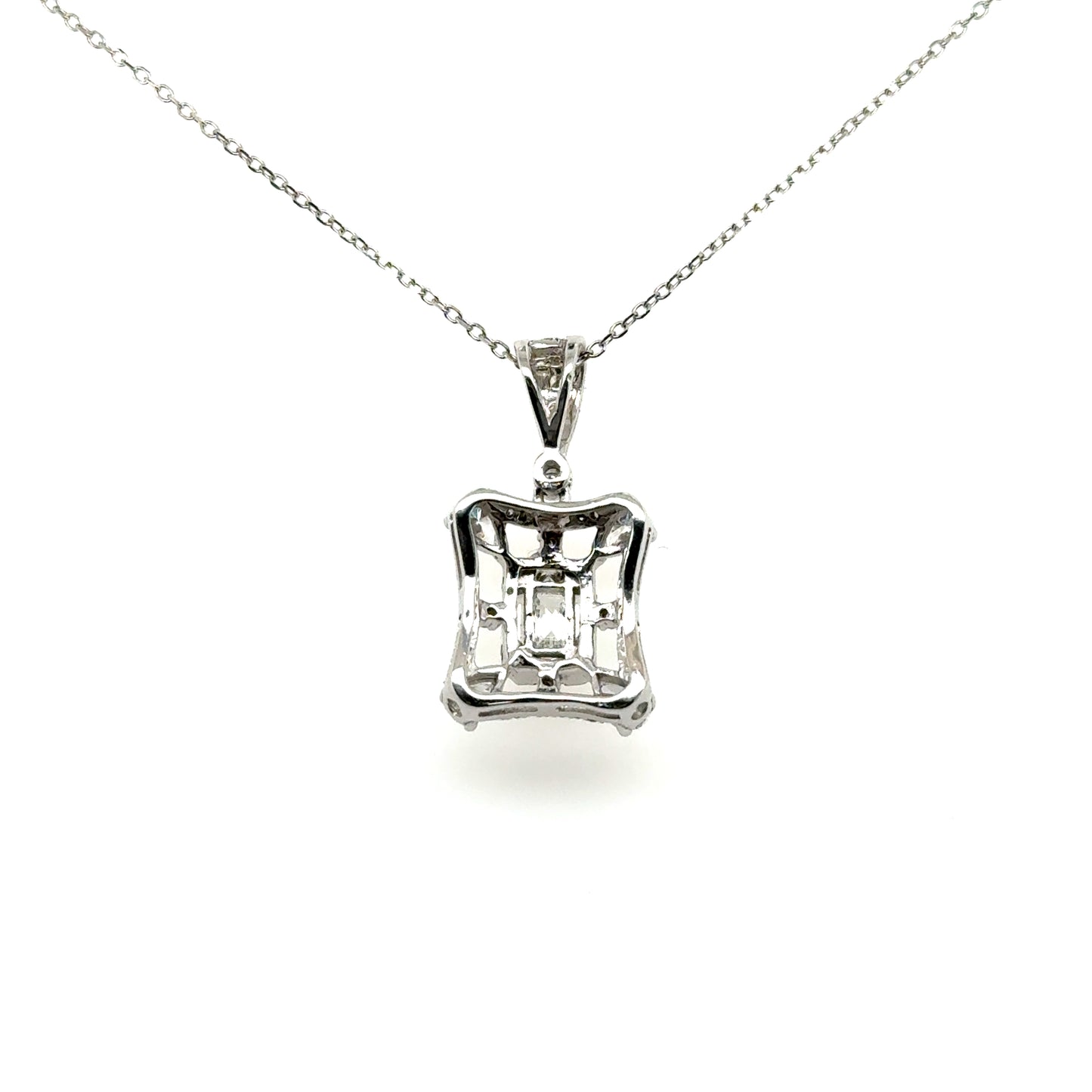 Baguette Diamond Pendant