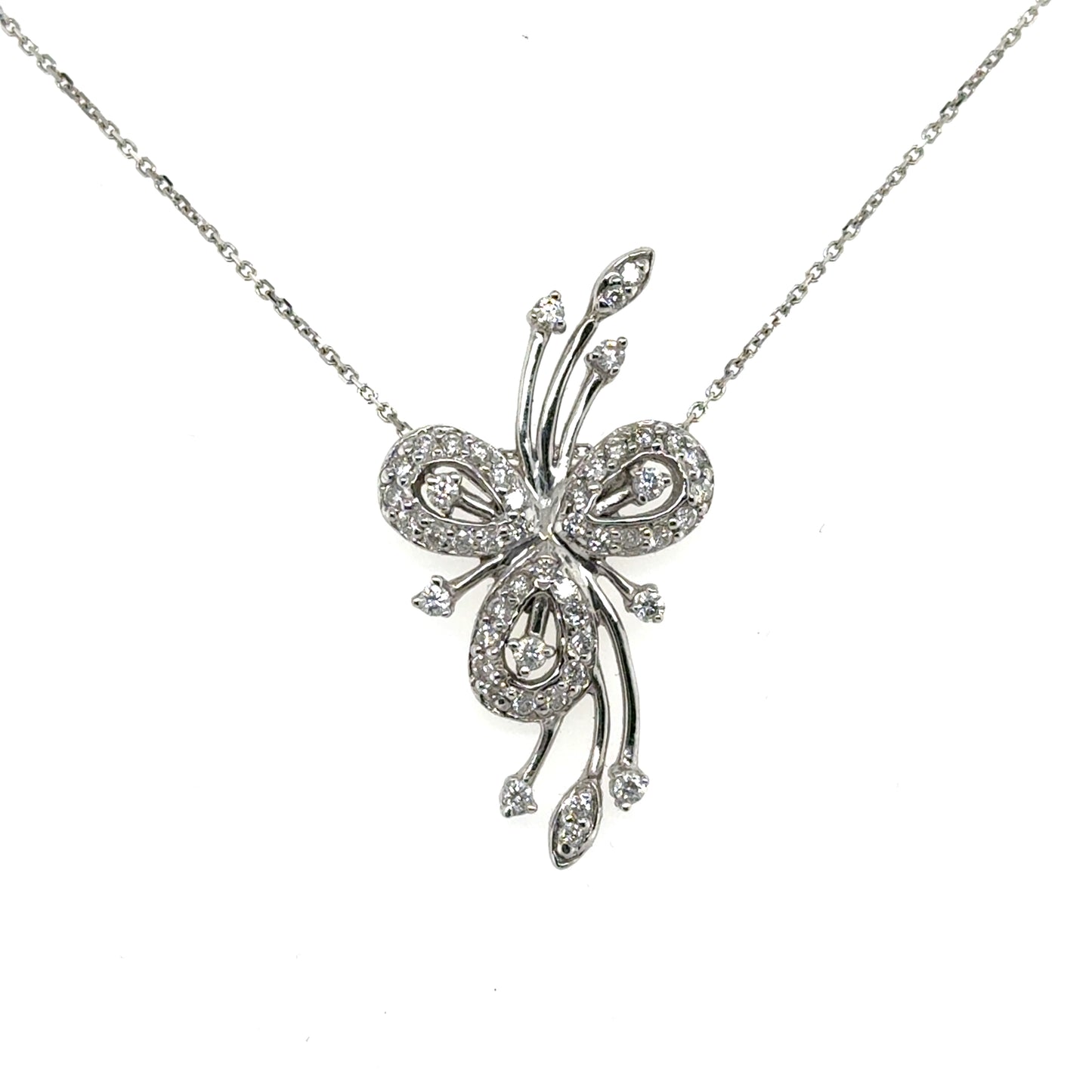 Diamond Petal Bloom Pendant