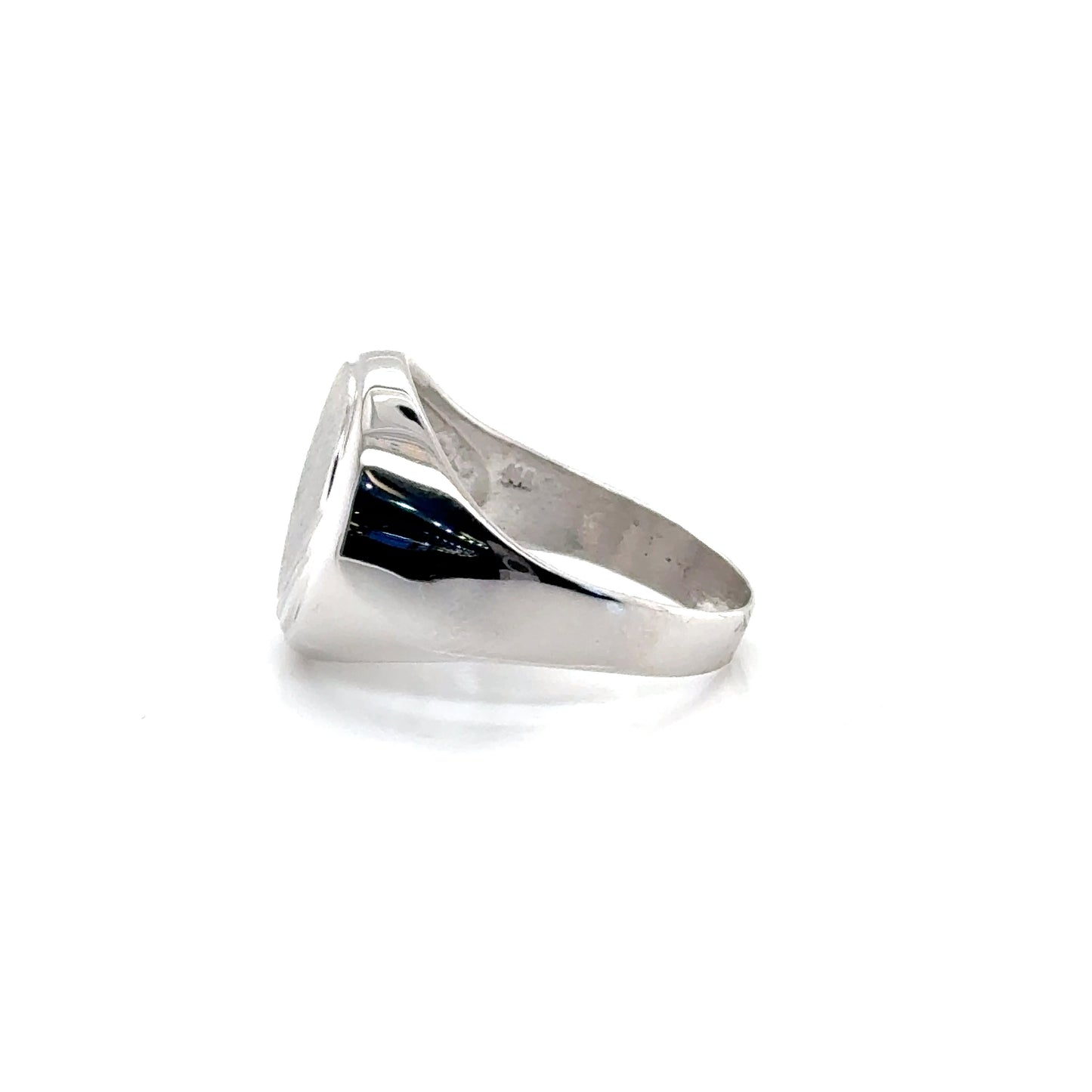 Brushed Signet Ring