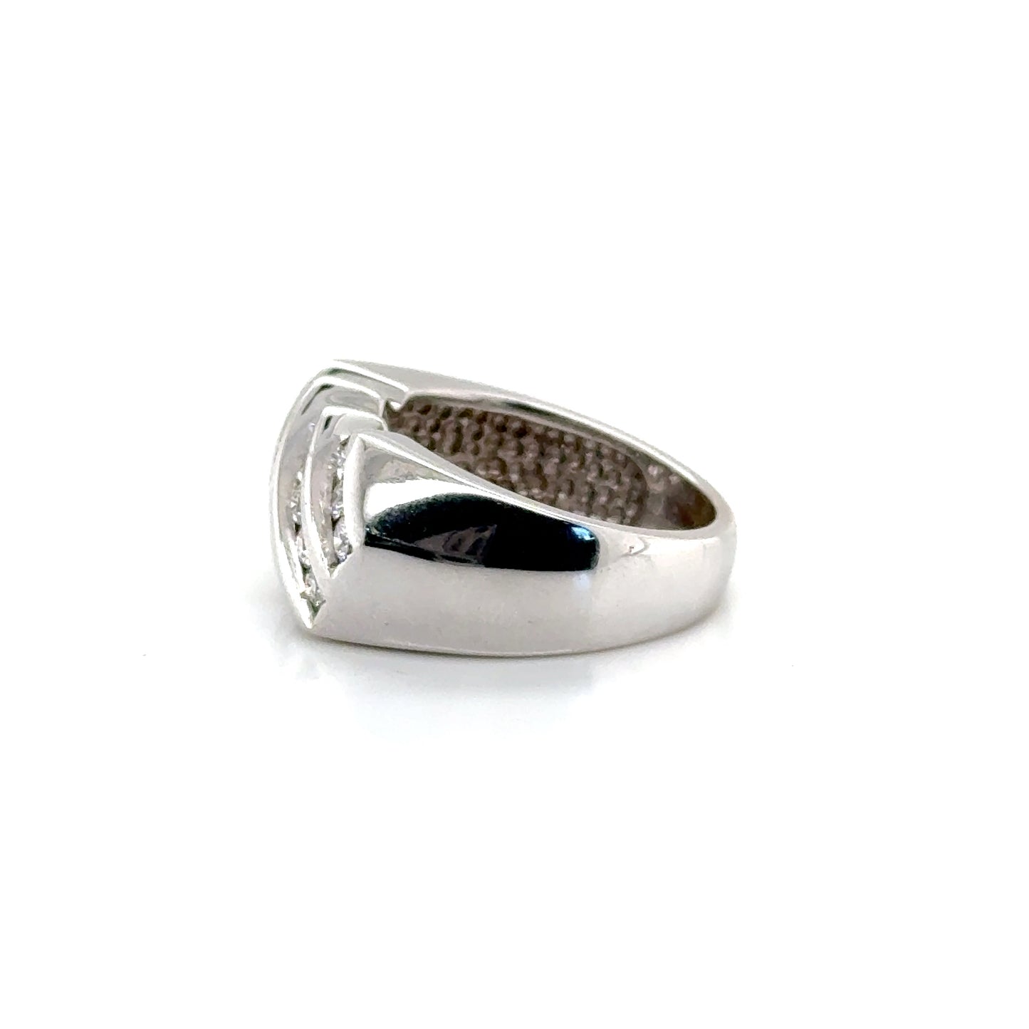 Multirow Diamond Ring