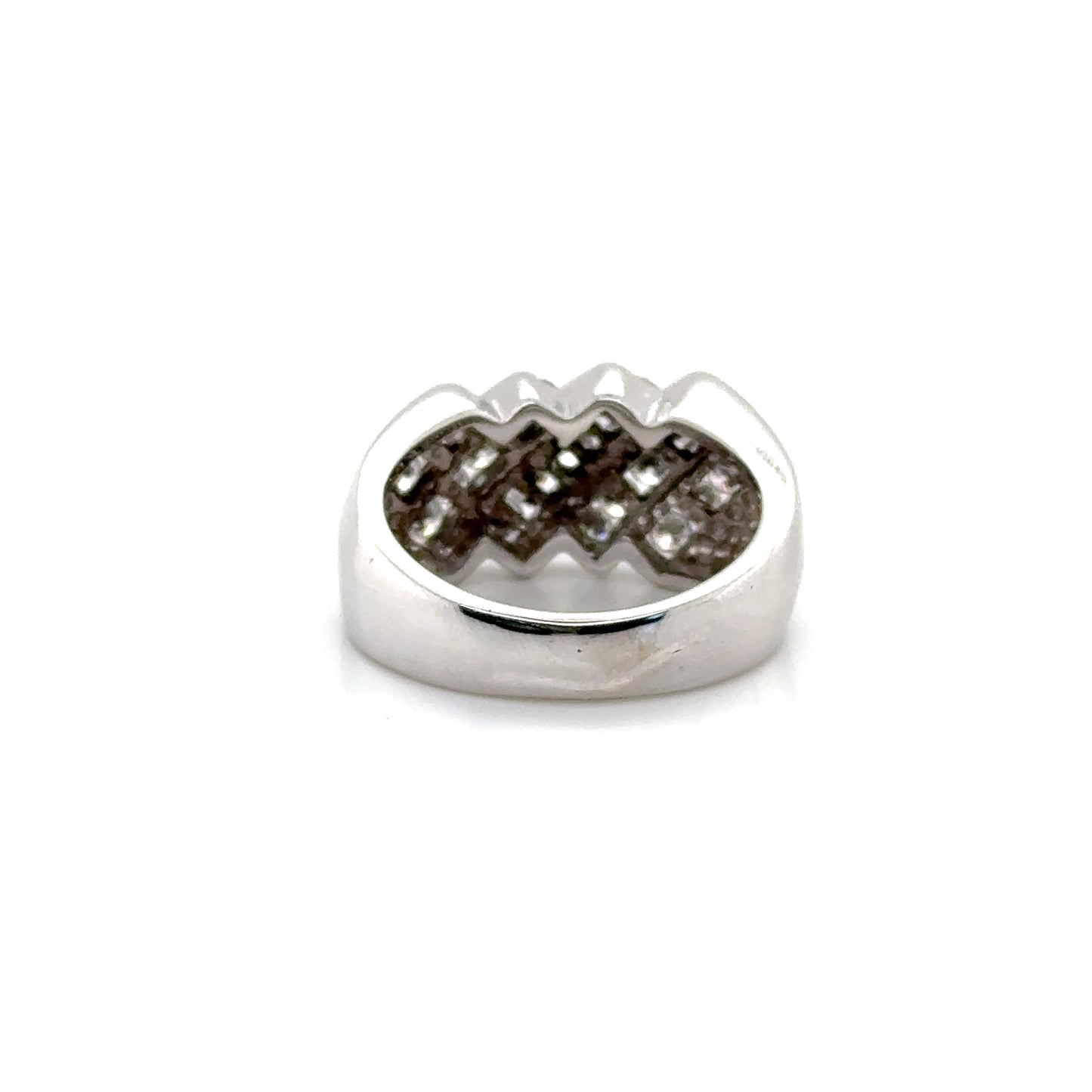 Multirow Diamond Ring