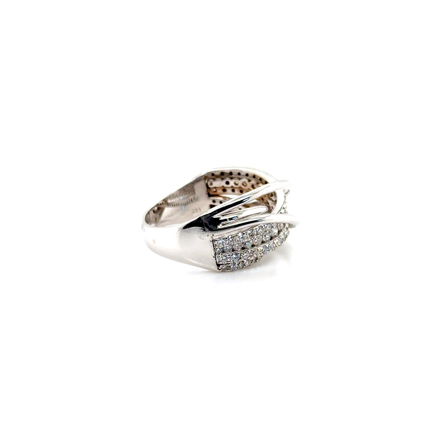 Intertwined Sparkle Ring