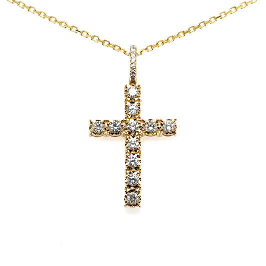 Bold Shine Cross Pendant