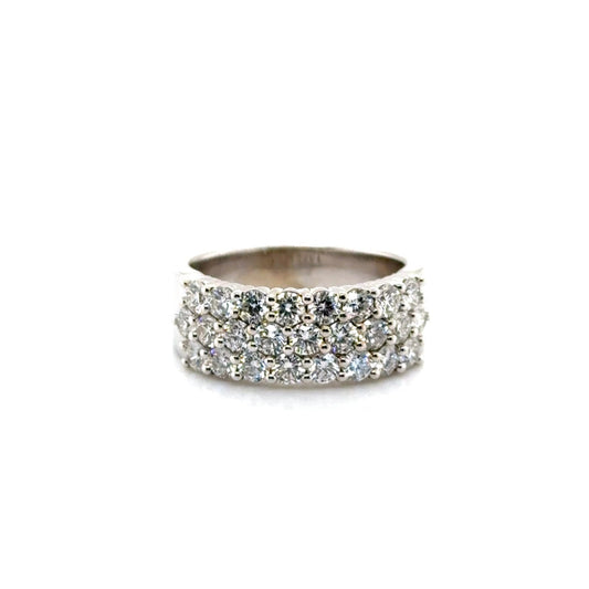 Triple Sparkle Cocktail Ring