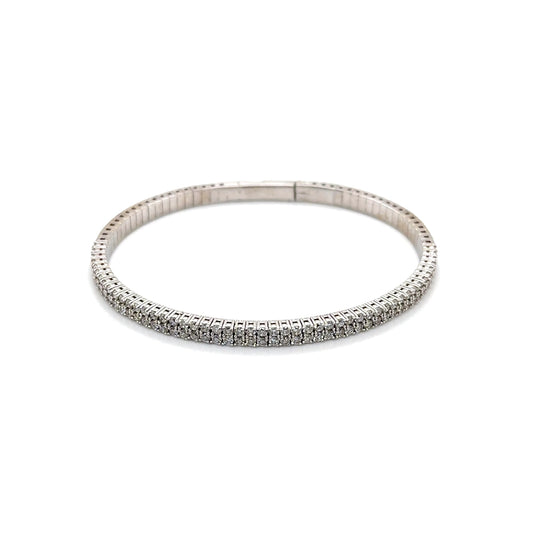 Double Diamond Bangle