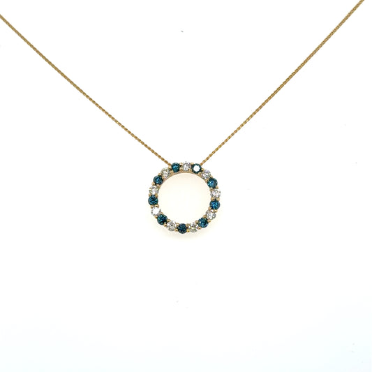 Diamond Circle Pendant