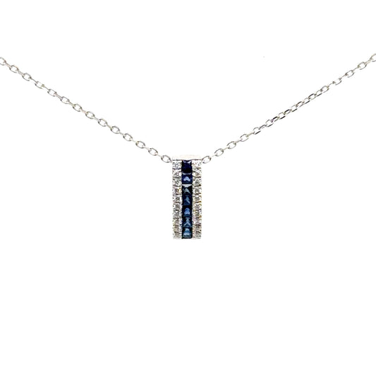 Sapphire Road Pendant