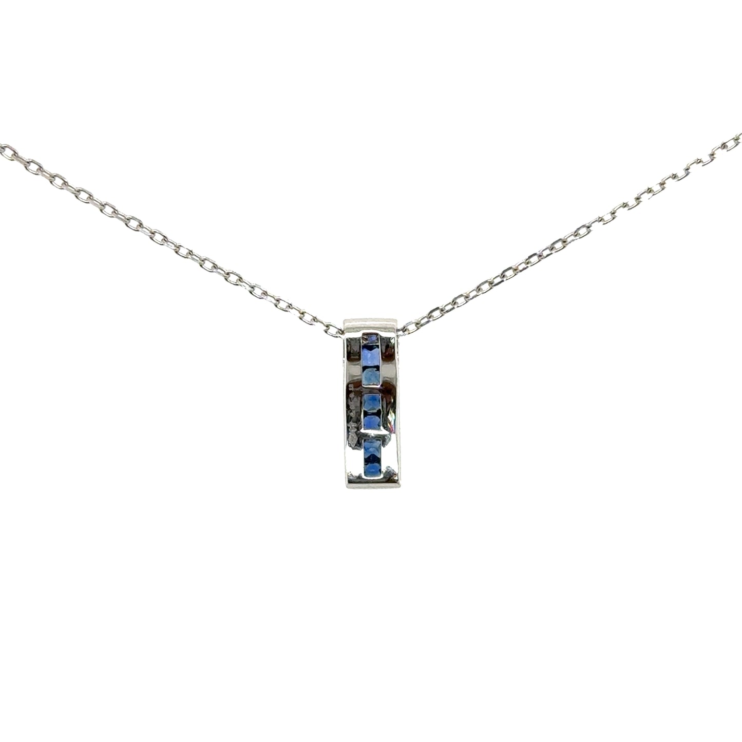 Sapphire Road Pendant