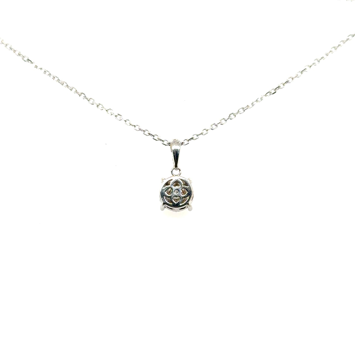 Cluster Diamond Pendant