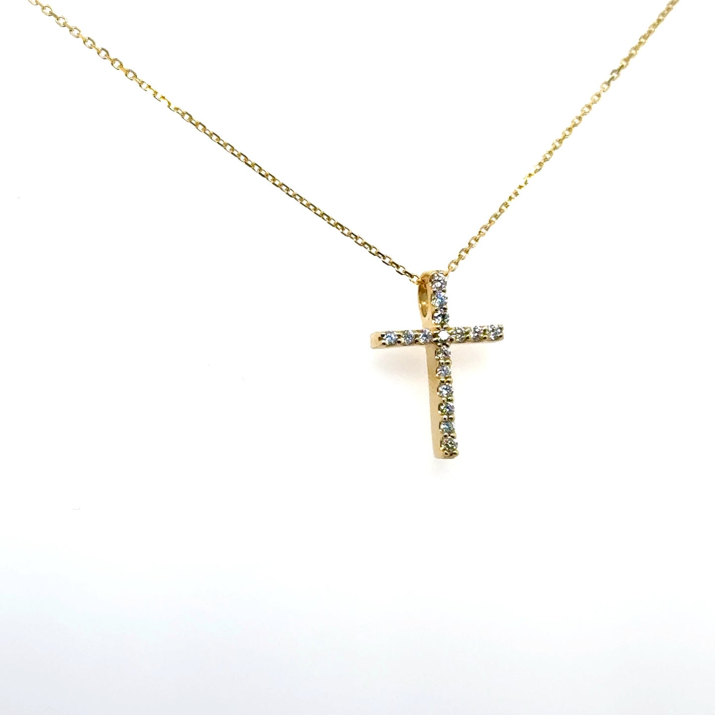 Sunlit Cross Pendant