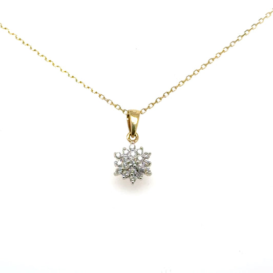 Golden Starburst Pendant