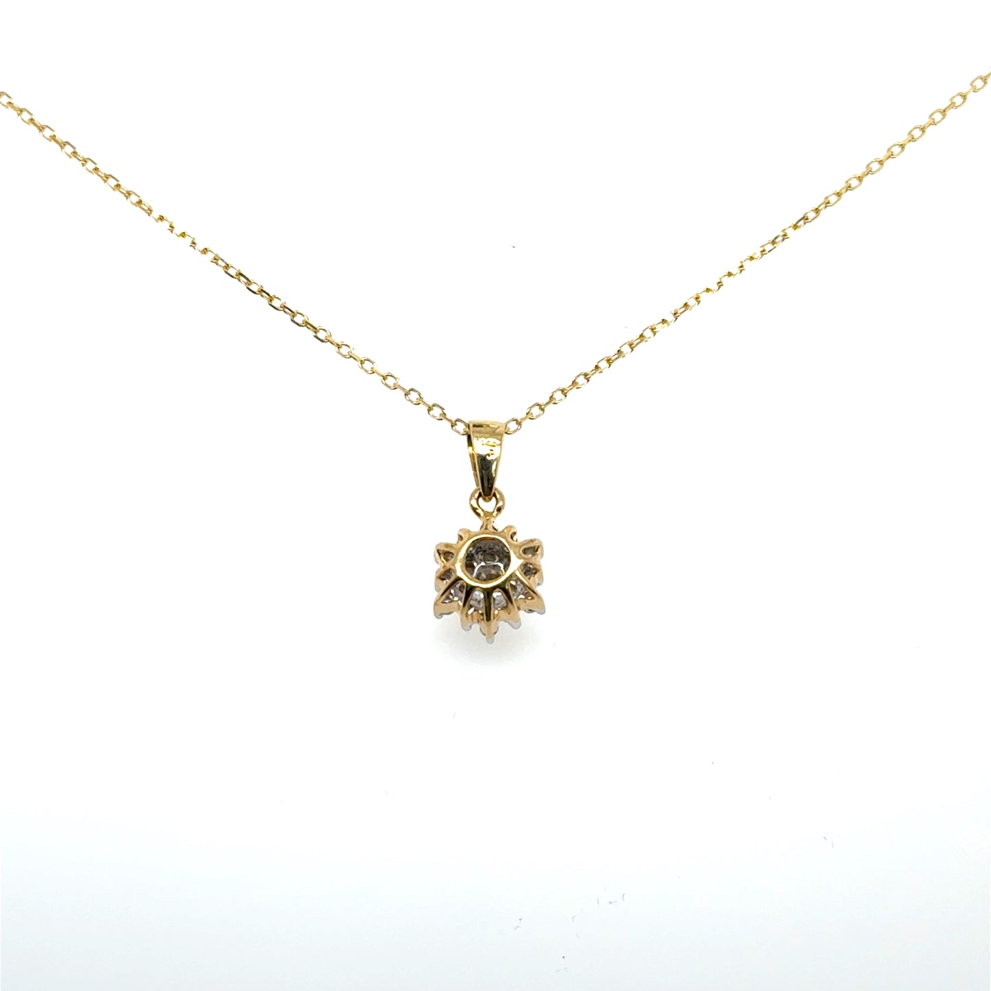 Golden Starburst Pendant