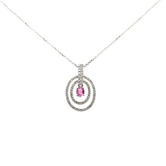 Pink Sapphire Pendant