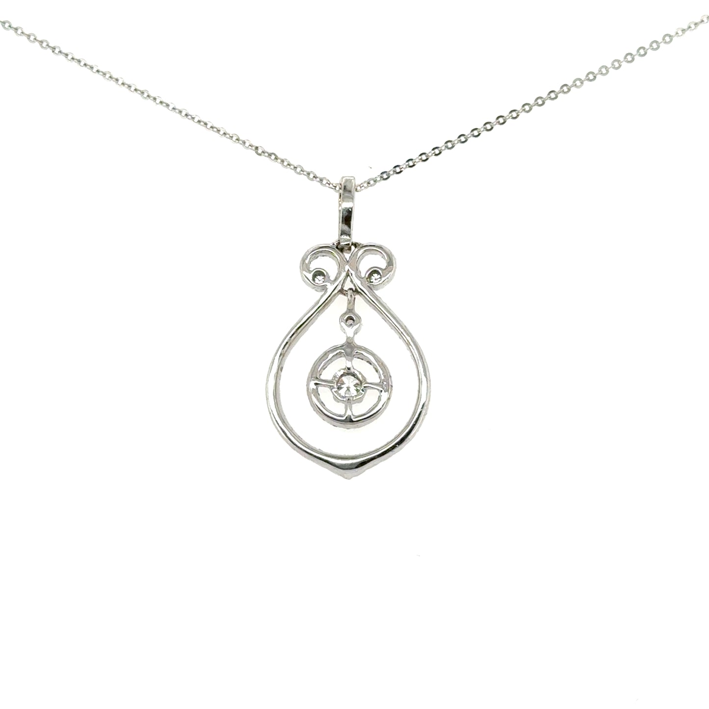 Hanging Diamond Pendant