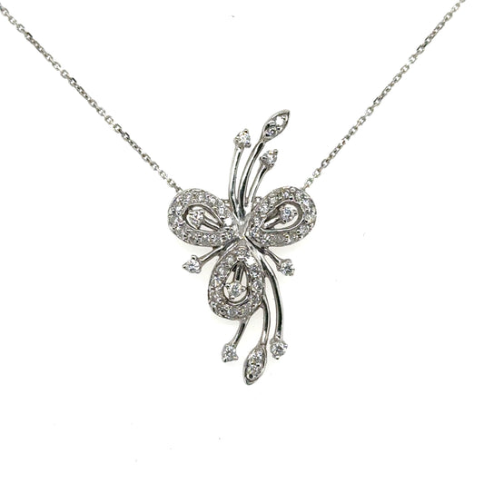 Diamond Petal Bloom Pendant