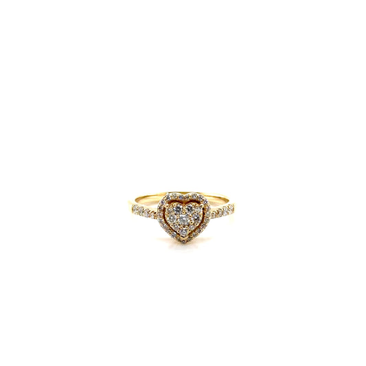 Golden Heart's Delight Ring