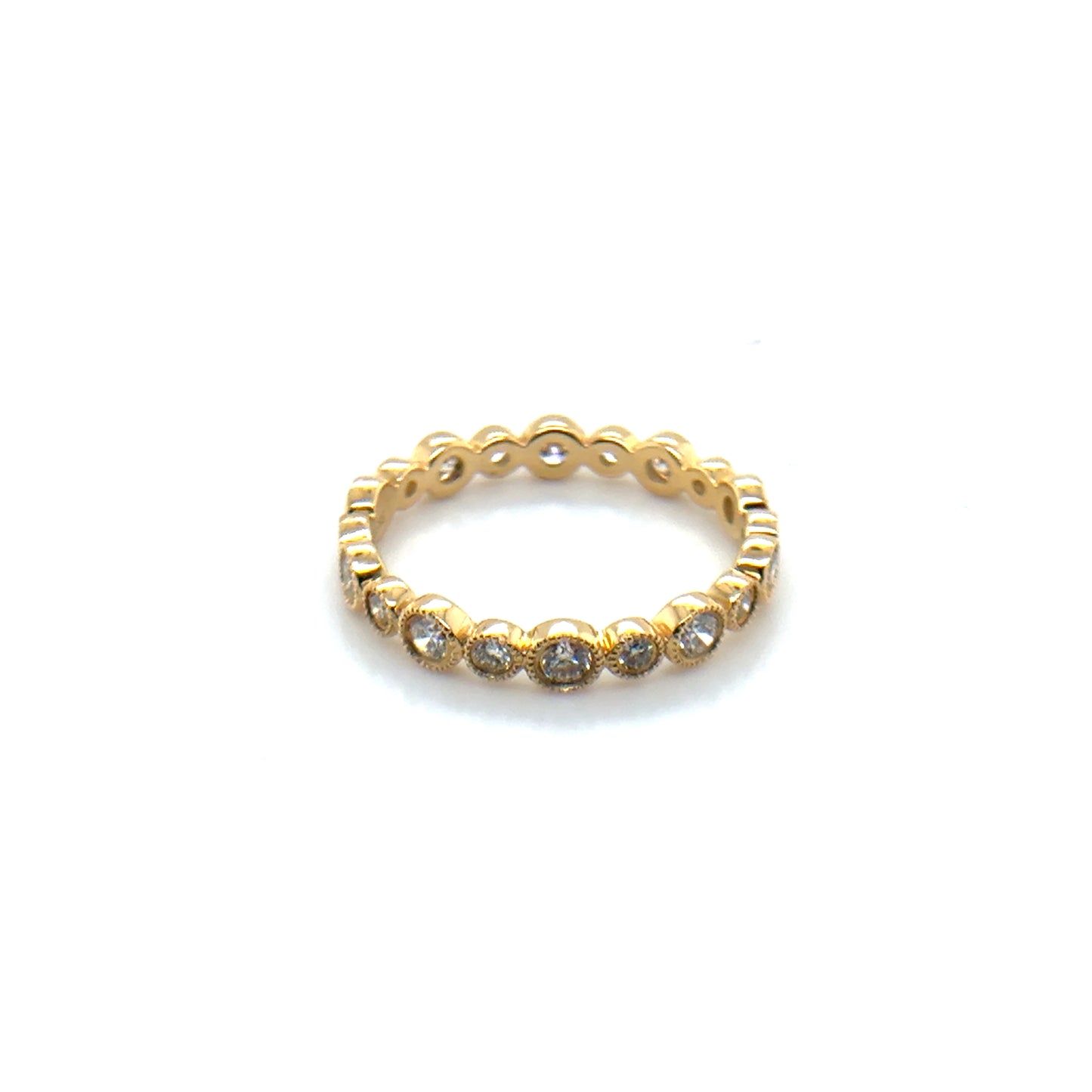 Bezel Set Round Diamond Ring