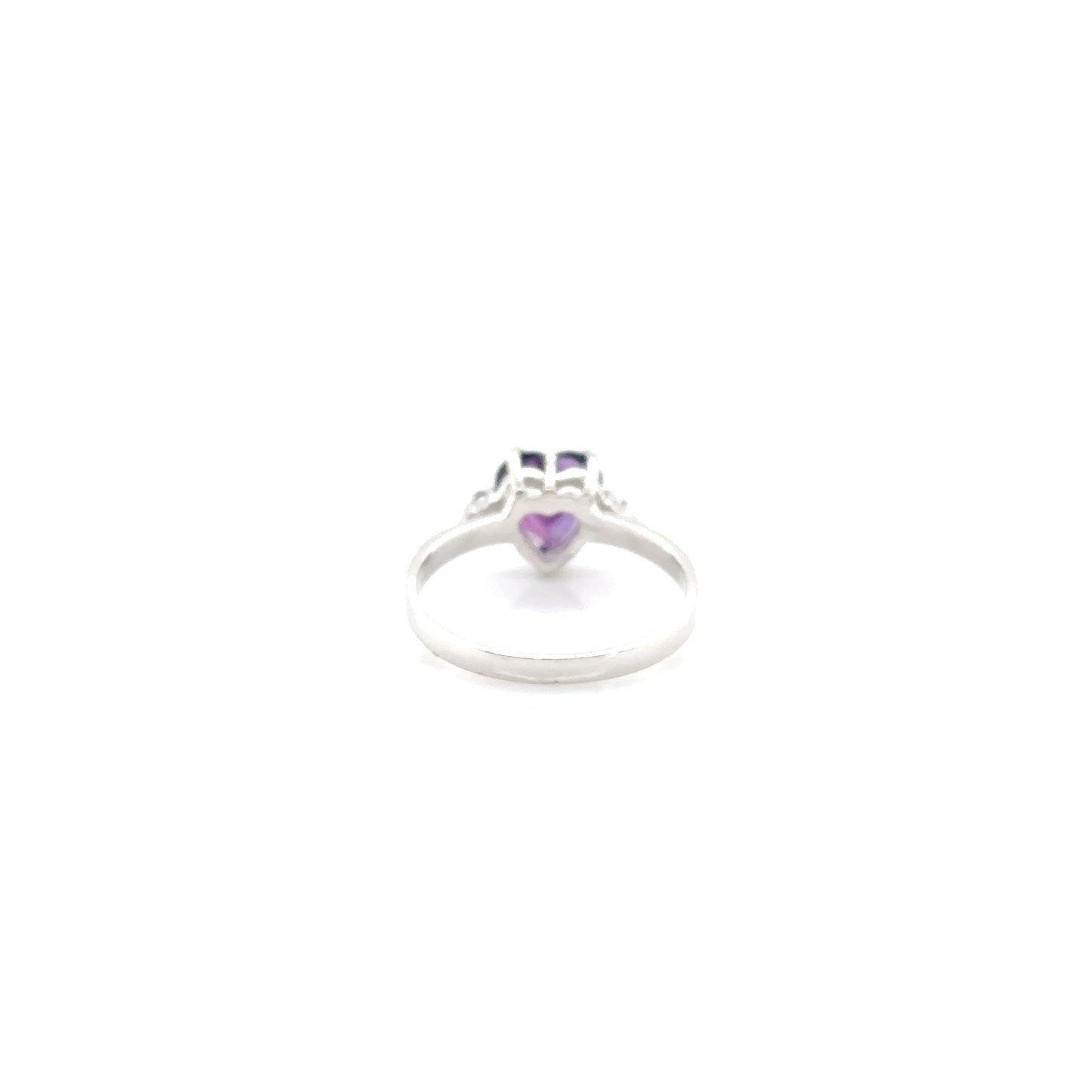 Amethyst Heart Ring