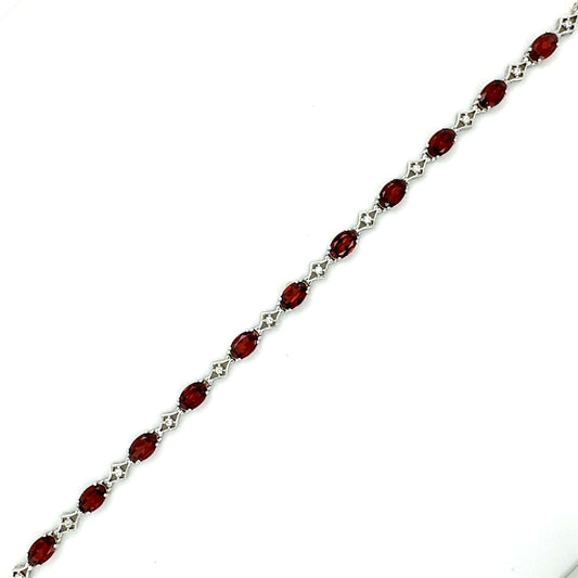 Garnet Grace Bracelet