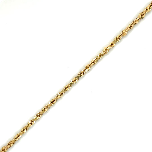 Bold Golden Rope Bracelet